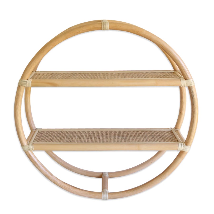 Round Rattan Hanging Shelf SH558136